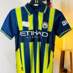 Man City Navy Blue Polo Jersey