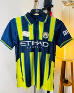 Man City Navy Blue Polo Jersey