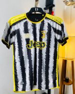 Juventus Black Yellow Jersey