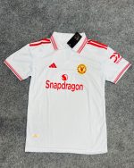 Manchester United White Polo Jersey