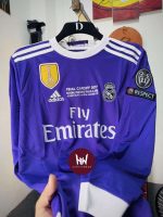 Real Madrid 2016 Purple Retro Jersey - Image 2